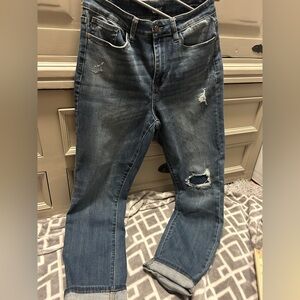 JUDY BLUE JEANS BOYFRIEND CUT 5/27 Distressed super comfy